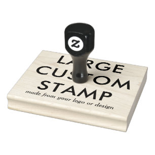 Personalised Large Rubber Stamp for Business Logos