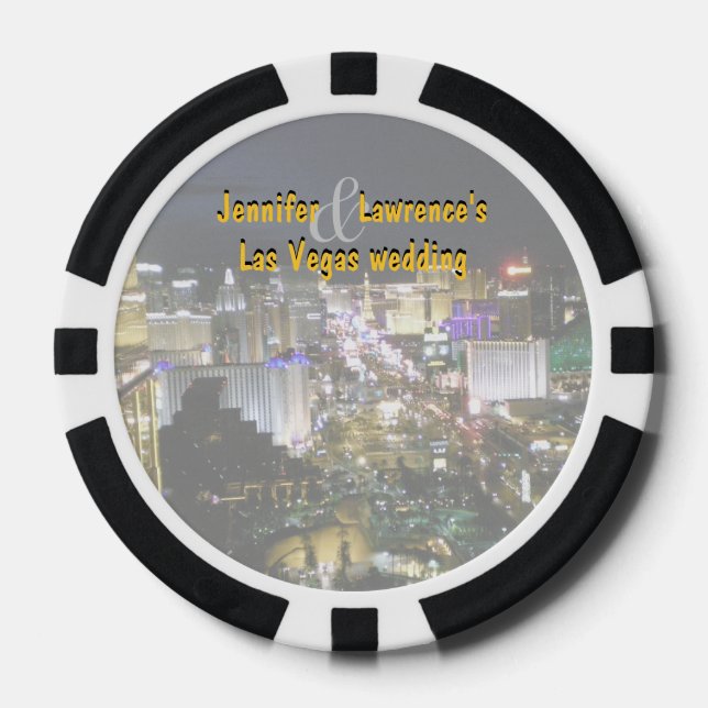 Personalised Las Vegas Poker Chips (Front)