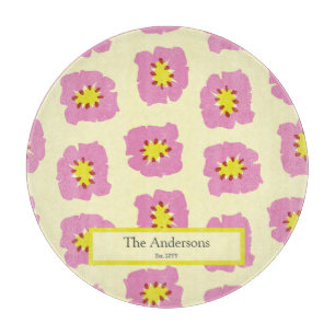 Personalised Last Name Est Year Wedding Gift Cutting Board