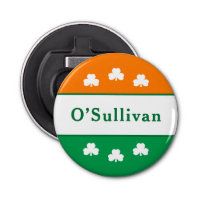 Personalised Last Name Ireland Flag Colours