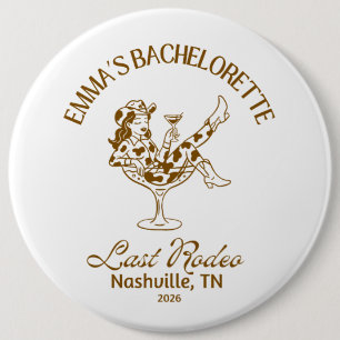 Personalised Last Rodeo Buttons