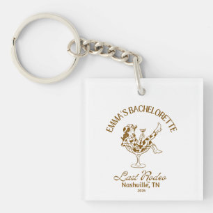 Personalised Last Rodeo Key Chain