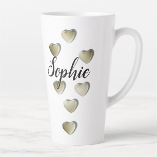 Personalised Latte Coffee Mug With Name