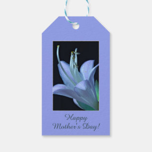 Personalised Lavender Hosta Flower, Mother's Day Gift Tags