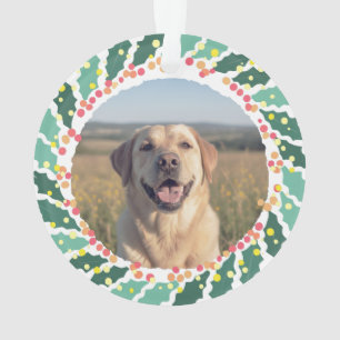 Personalised Lavender Labrador Retriever Christmas Ornament