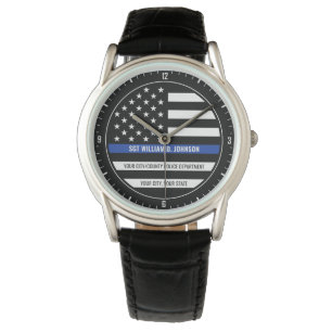 Personalised Law Enforcement NAME Police Officer Watch