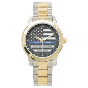 Personalised Law Enforcement NAME Police Officer Watch