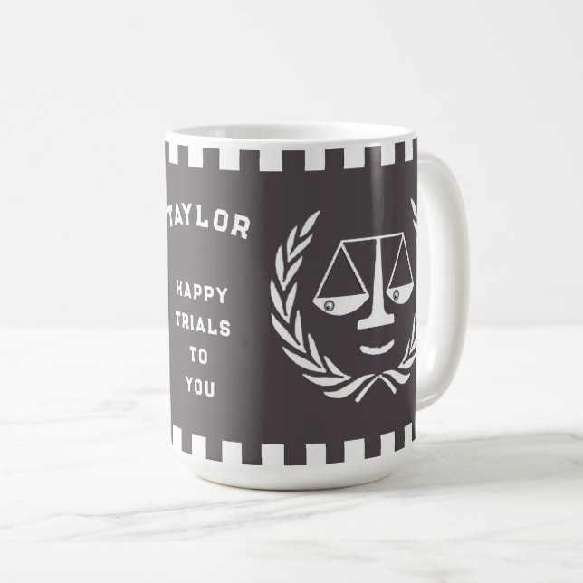 Personalised Lawyer Coffee Mug (Front Right)