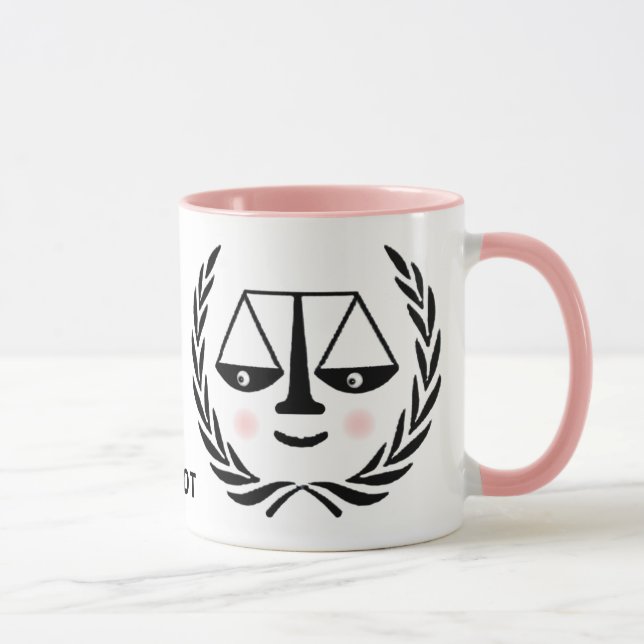 Personalised Lawyer Gift Mug (Right)