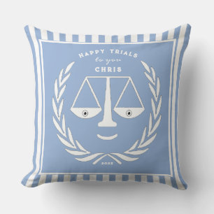 Personalised Lawyer Gift Throw Pillow