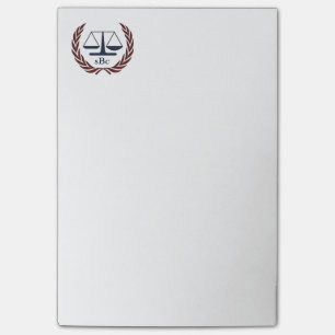 Personalised Lawyer Gifts Post-it Notes