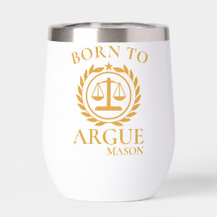 Personalised Lawyer Mugs Born to Argue