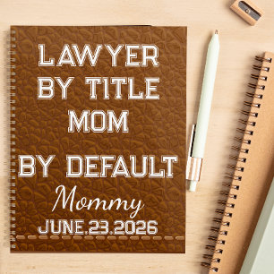 Personalised lawyer mum mother's day Planner
