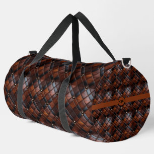 Personalised Leather Look Duffel Bag