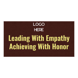 Personalised Leather Print Sign