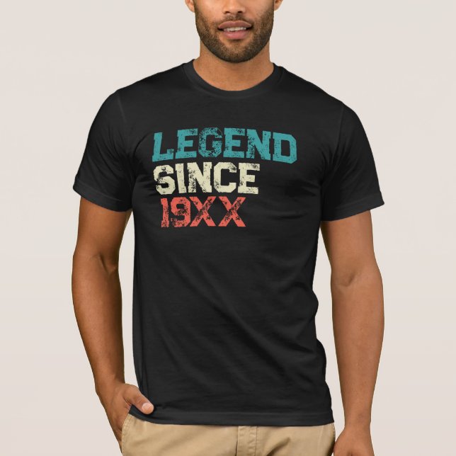 Personalised Legend Birthday T-Shirt (Front)