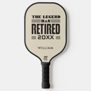 Personalised Legend Has Retired Boss Pickleball Paddle