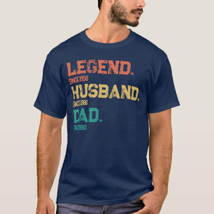 Personalised Legend Husband Dad - Custom Dates T-Shirt