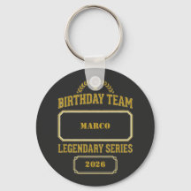 Personalised Legendary Series Gold Birthday