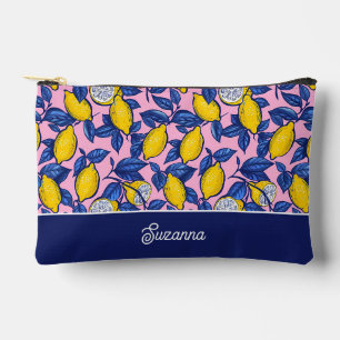 Personalised Lemon Accessory Pouch