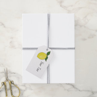 Personalised Lemon Favour Enclosure Tag