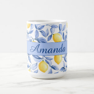 Personalised Lemon Lover Coffee Mug