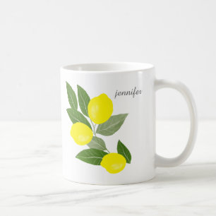 Personalised Lemon Mug