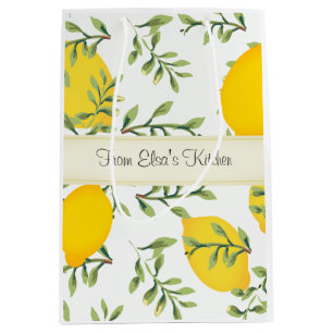 Personalised Lemon Tree Food Gift Bag
