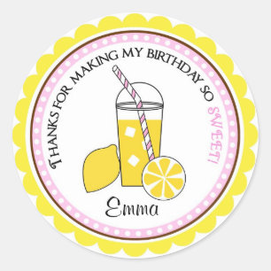 Personalised Lemonade Stickers