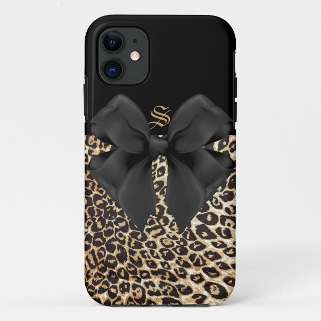 Personalised Leopard Case-Mate iPhone Case (Back)
