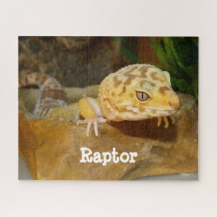 Personalised Leopard Gecko Lizard Jigsaw Puzzle