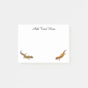 Personalised Leopard Gecko Lizard Post-it Notes