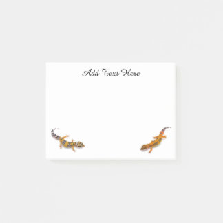 Personalised Leopard Gecko Lizard Post-it Notes