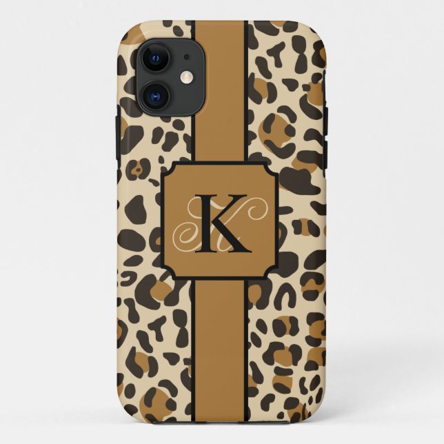 Personalised Leopard Jaguar Animal Print Pattern Case-Mate iPhone Case (Back)