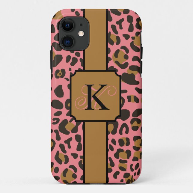 Personalised Leopard Jaguar Animal Print Pattern Case-Mate iPhone Case (Back)