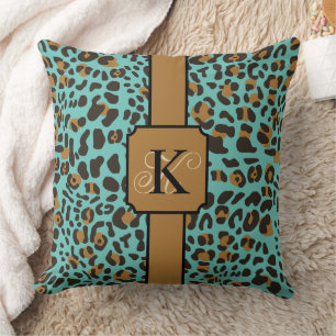 Personalised Leopard Jaguar Animal Print Pattern Cushion