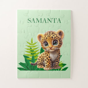 Personalised Leopard Puzzle
