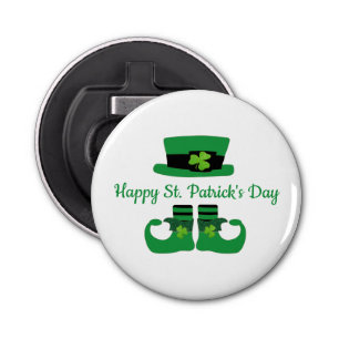 Personalised Leprechaun St. Patrick's Day Party Bottle Opener