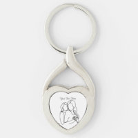 Personalised Lesbian Couple Women in Love Line Art
