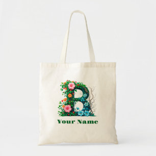 Personalised Letter B Tote Bag