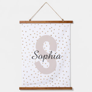 Personalised Letter Custom Name Monogram Hanging Tapestry