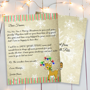Personalised Letter from Santa Claus