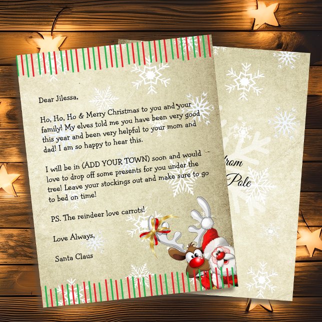Personalised Letter from Santa Claus (Creator Uploaded)