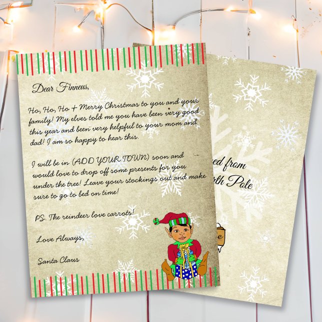 Personalised Letter from Santa Claus (Creator Uploaded)