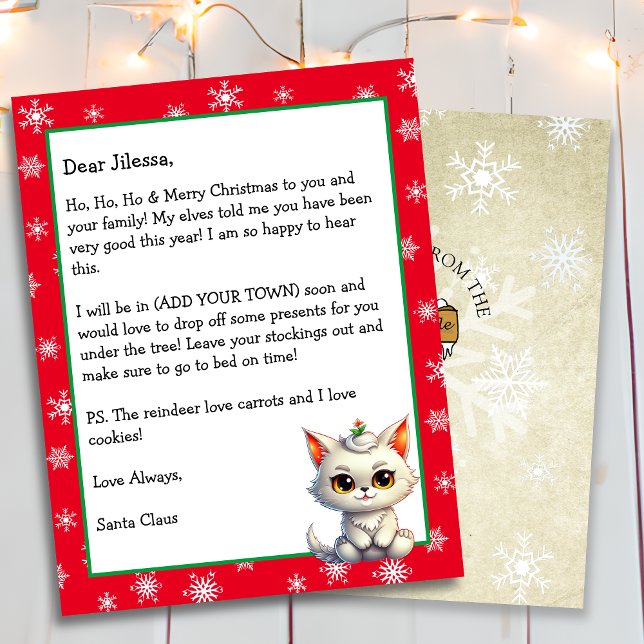 Personalised Letter from Santa Claus (Creator Uploaded)