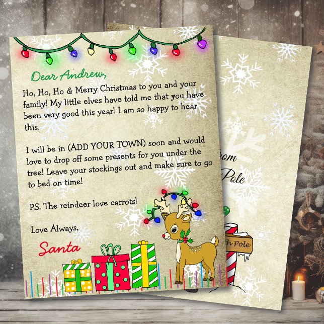 Personalised Letter from Santa Claus (Creator Uploaded)