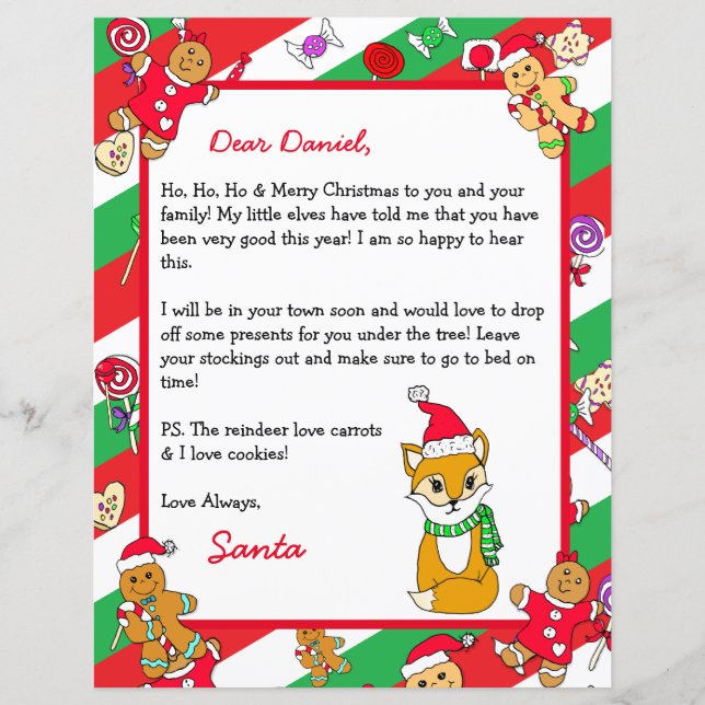 Personalised Letter from Santa Claus (Front)