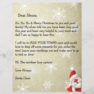 Personalised Letter from Santa Claus