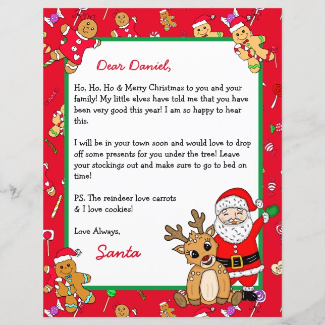 Personalised Letter from Santa Claus (Front)