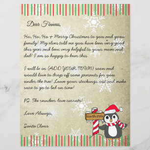 Personalised Letter from Santa Claus